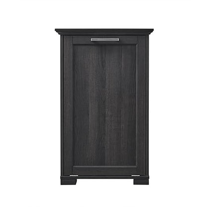 OLD CAPTAIN Wooden Tilt Out Trash Cabinet, Hidden Trash Can Kitchen Holds 10 by OldCaptainFurnitureLighting