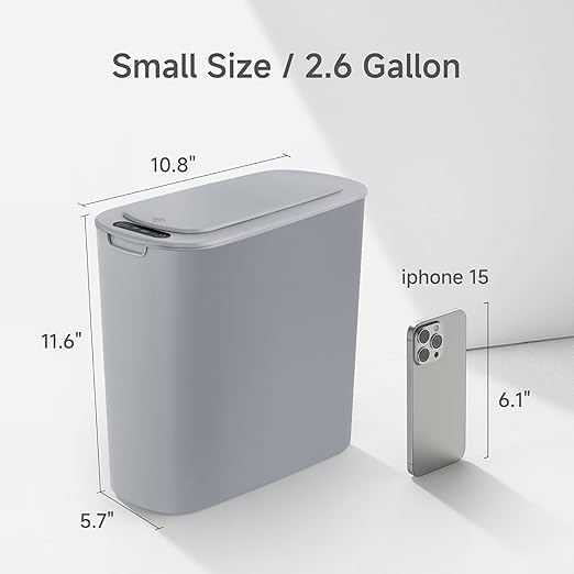 TIPGO Automatic Motion Sensor Bathroom Trash Can - Image 3