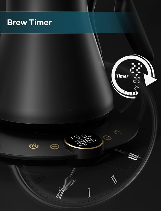 Gooseneck Electric Kettle with ±1℉ Temperature Control - Image 7