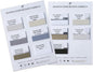SmartWings Cellular Fabric Samples, 100% Blackout & Light Filtering Fabric by SmartWings