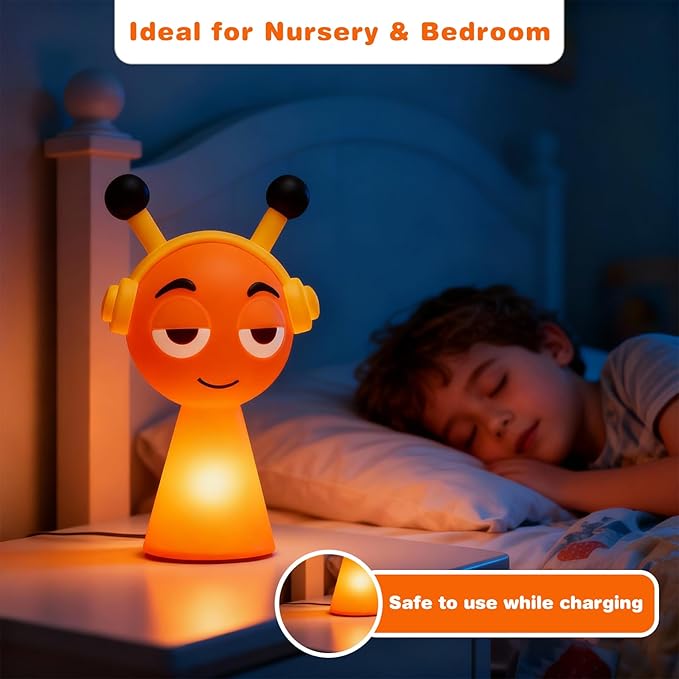 FlyPigInk Tap Night Light for Kids, Cute Ambient Lamp - Image 6