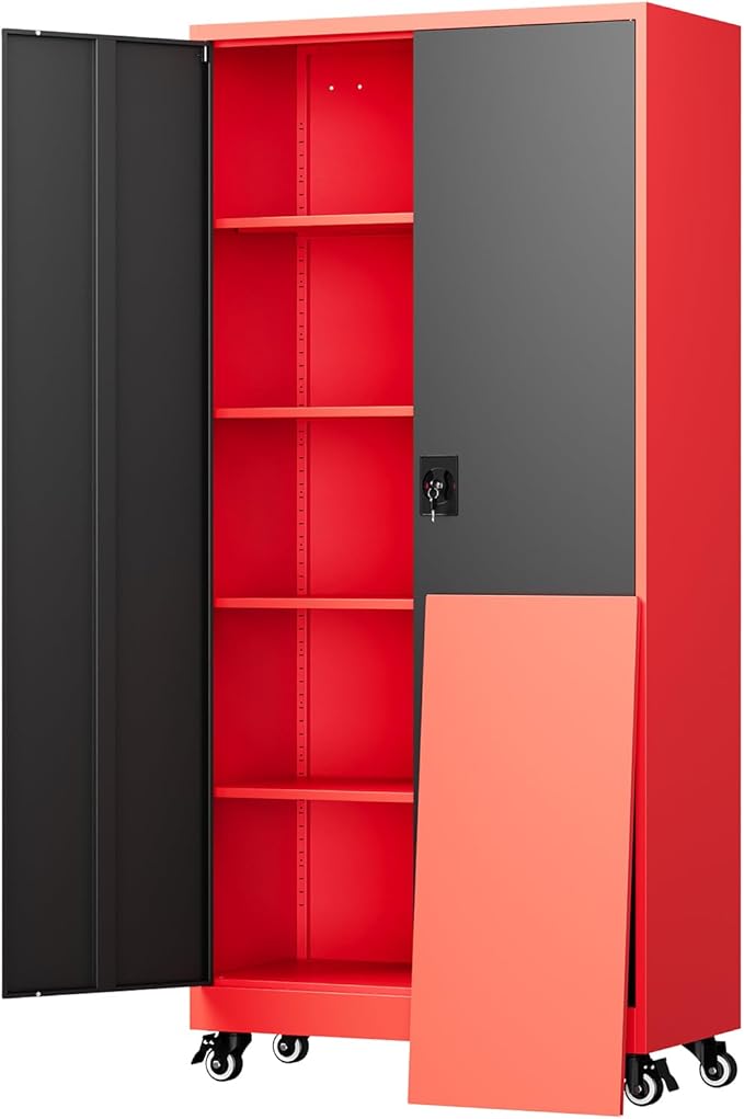 Yizosh Metal Garage Storage Cabinet by Yizosh