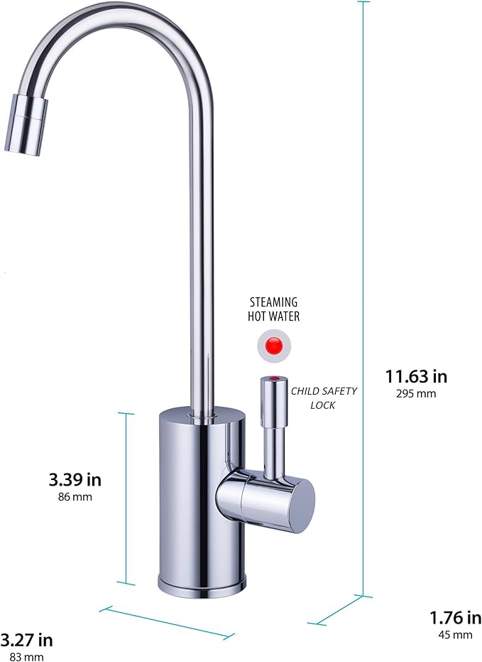 Ready Hot Compact Instant Hot Water Dispenser, Stainless Steel Tank, Wall - Image 3
