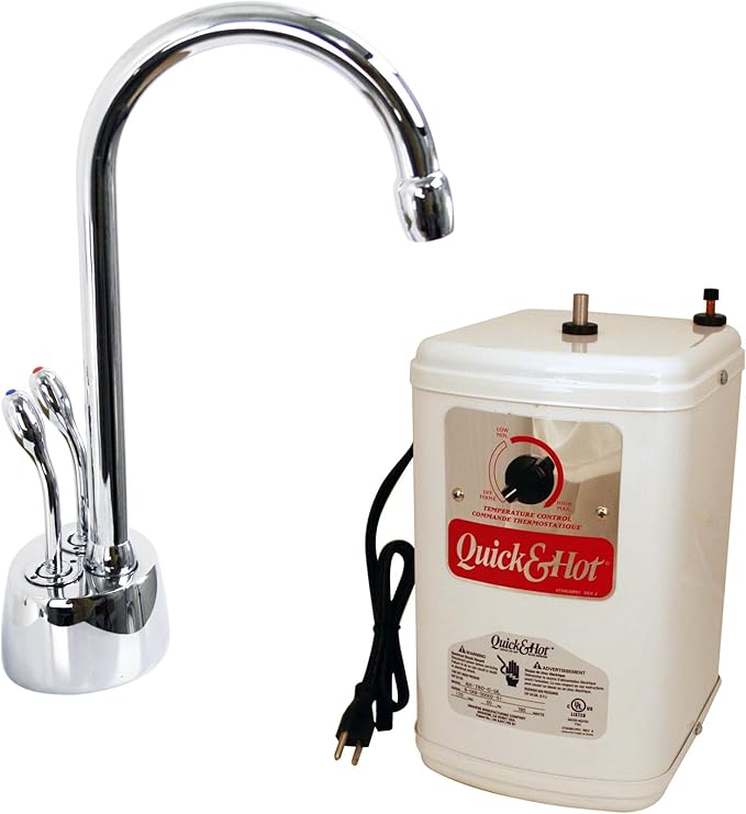 Westbrass A272HFP-26 Develosah 2-Handle Hot and Cold Water Dispenser by Westbrass