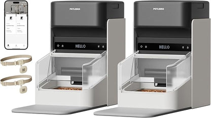 PETLIBRO Automatic Cat Feeders for 2 Cats, RFID Collar Tag for Exclusive Meals by PETLIBRO