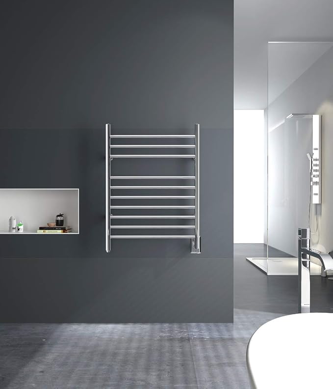 HEATGENE Towel Warmer Wall-Mounted Hardwired Heated Towel Rack Hot Towel Bar - Image 9