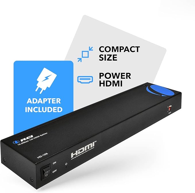 OREI HDMI Splitter 1 in 8 Out - Image 2