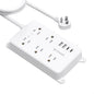 TROND Power Strip with USB, 10ft Extension Cord Surge Protector, 5 Widely by TRONDOfficial