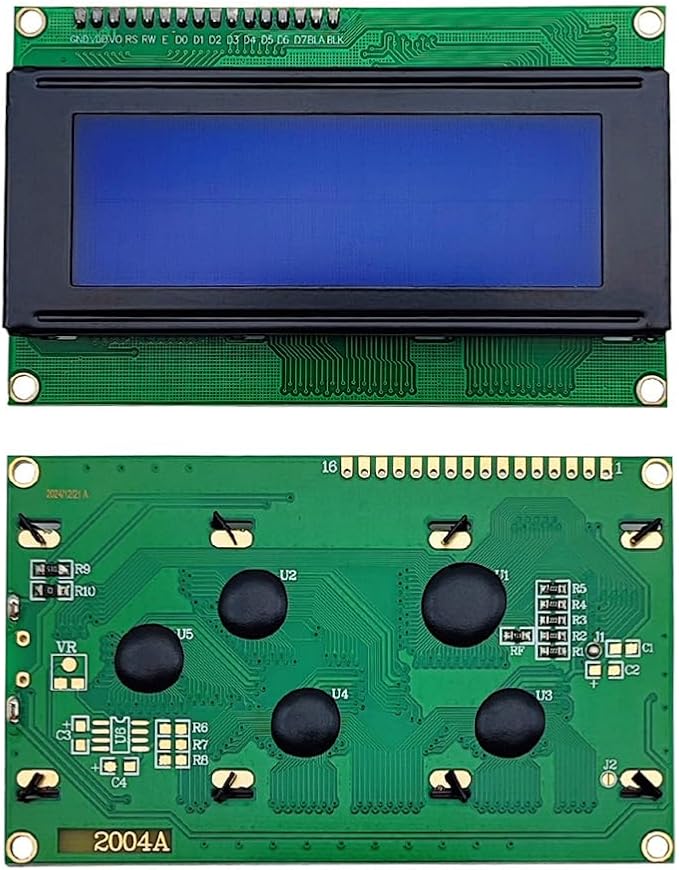 Haldzemo 2004 LCD Screen Display Module 2004A 20x4 White Character Blue - Image 4