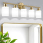 Guliaofo 5-Light Vanity Lights, Brushed Gold Bathroom Light Fixture by GuliaofoLights