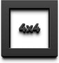 4x4 Black Shadow Box Frame by CustomPictureFrames