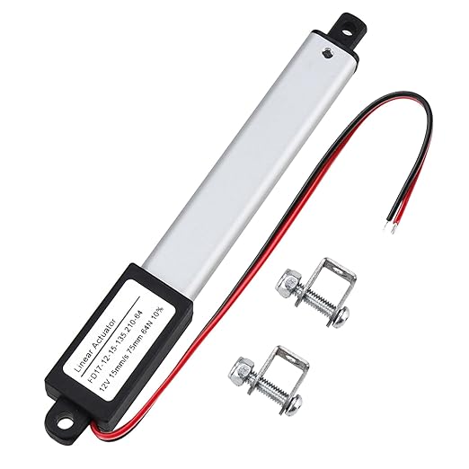 NORJIN 12V 3" Stroke Mini Electric Linear Actuator, Speed 15mm/s, Linear Motion - Image 7