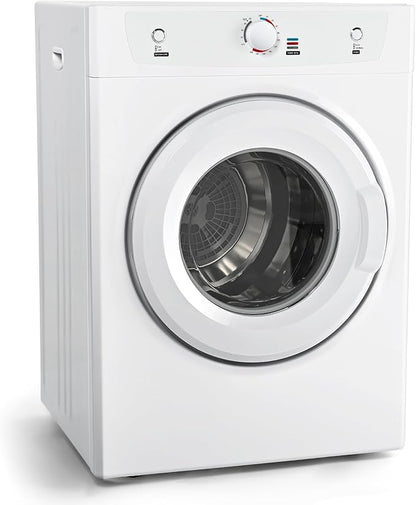 Euhomy Dryer, 3.5 Cu. Ft. 1500W Clothes Dryer, Stainless Steel Tumble Dryer by EUHOMY