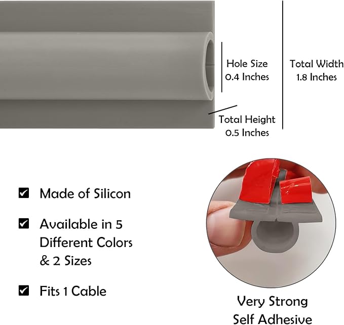 Rubber Bond TV Cord Hider Cable Protector - Image 3