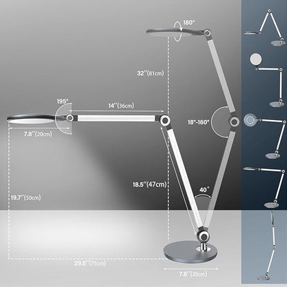 Buanick Desk Lamp, Led Architect Desk Lamp, Desk Lamps - Image 6