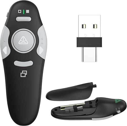 QUI Presentation Clicker Wireless Presenter Remote Clicker by QUI