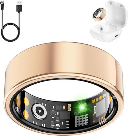 Smart Health Ring for Women Men, Fitness Tracker Ring by Unknown