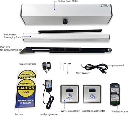 Olideauto Automatic Touch Free Door Opener+2PCS Wireless Touch Free Square - Image 2
