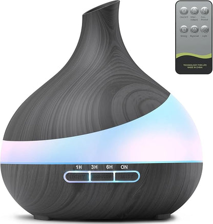 500ML Essential Oil Diffuser: Aroma Diffuser by HJTHJT
