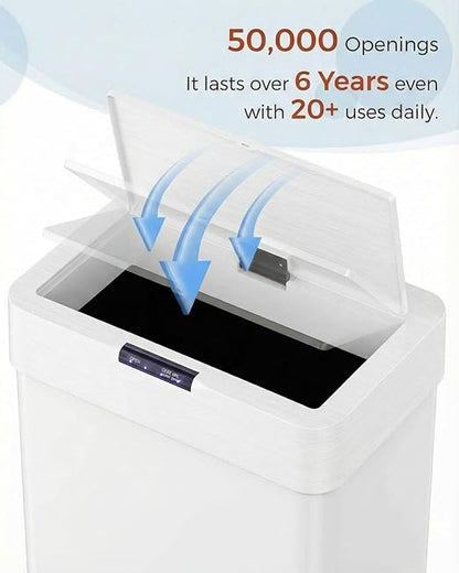 TLSUNNY 18.5 Gallon Motion Sensor Trash Can, Touchless Automatic Garbage Can - Image 9