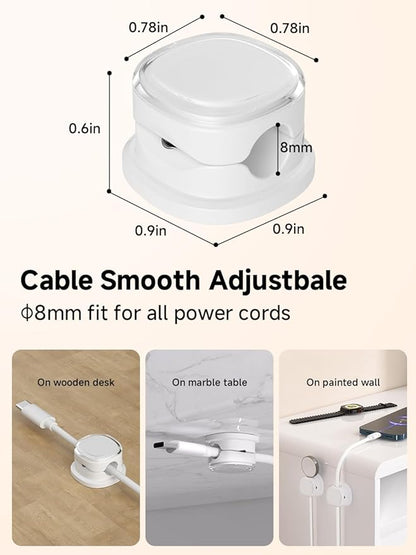 Magnetic Cable Clips, Adjustable Cord Holder Management, Adhesive Wire Keeper - Image 3