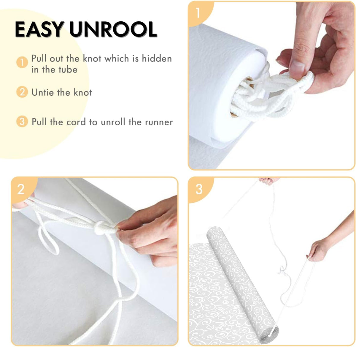Thickened Aisle Runner for Wedding CeremonyFeet White Aisle Runner Walkway fo...