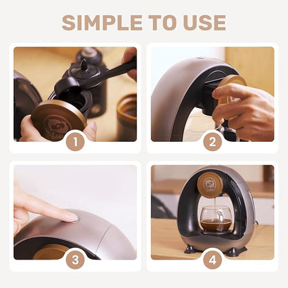 Single Serve Coffee Maker, Fast Brew in 2 minutes, Stylish＆Compact Design - Image 7