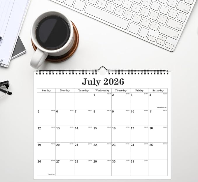 Calendar 2026 - Calendar 2026-2027 from January 2026 to June 2027, Spiral - Image 4