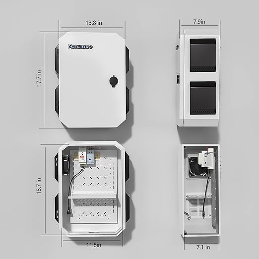 Outdoor Electrical Box with Thermostat and Fan, Cold-Rolled Steel Plate - Image 4