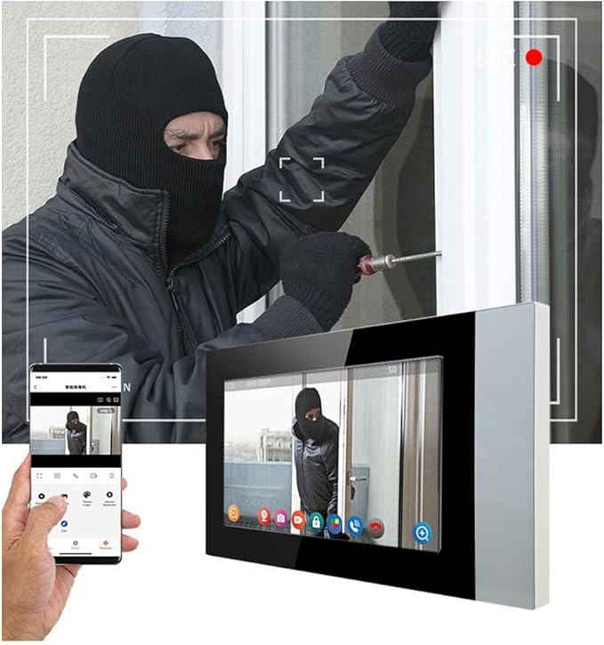 MENGQI-CONTROL LCD Video Door Intercom Access Control System Electric Strike - Image 3