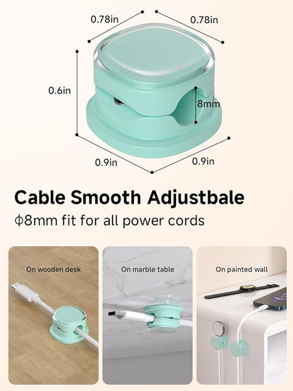 Magnetic Cable Clips, Adjustable Cord Holder Management, Adhesive Wire Keeper - Image 3