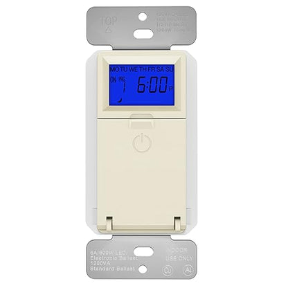 TOPGREENER Digital Astronomic Timer Switch, 7-Day Programmable Sunrise Sunset by TOPGREENER