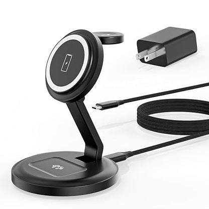 Charging Station for Apple Magsafe Wireless Charger iPhone Charging Station by Unknown