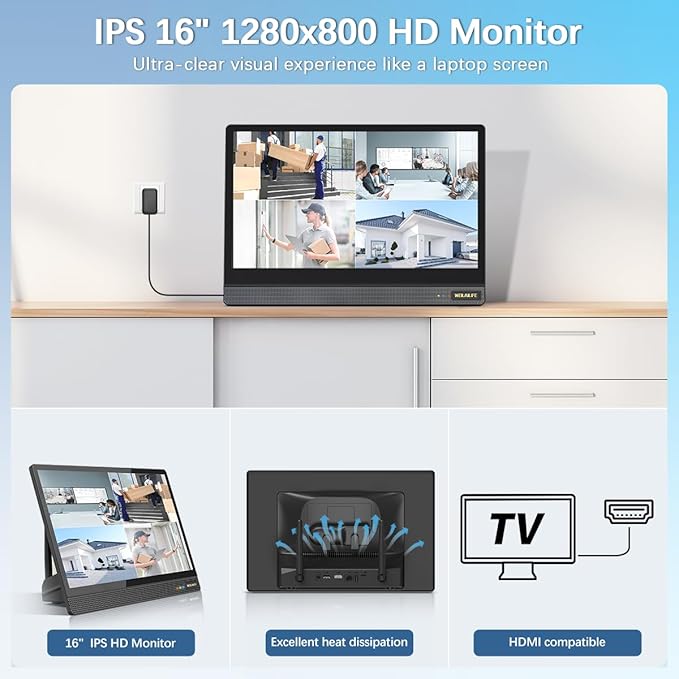 【All-in-One Security System】 5MP Outdoor Wireless Security Camera System - Image 2