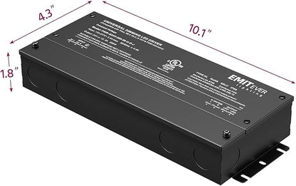 EMITEVER Dimmable Led Driver, 2 Packs 300W AC 110V-277V to DC 24V Transformer - Image 3