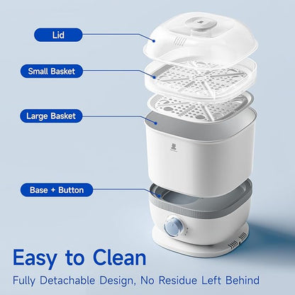 Snow Bear Baby Bottle Sterilizer and Dryer, 6-in-1 Electric Steam Bottle - Image 6