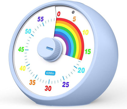 Visual Timer for Kids, 60-Minute Countdown Timer for Classroom Office Kitchen by kieckysquirrel