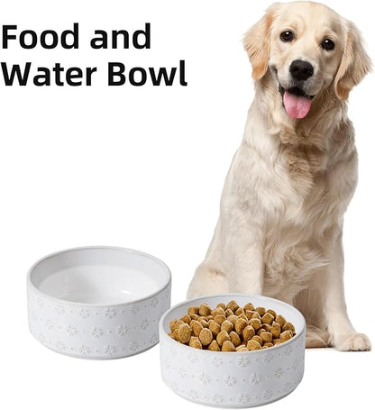 7.3inch Ceramic Dog Bowl, Food and Water Bowl - Image 4
