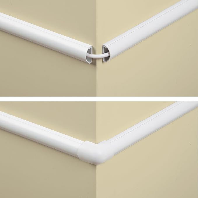 D-Line Medium Cable Raceway Accessory Pack, Join 1.18in x 0.59in Cord Cover - Image 2