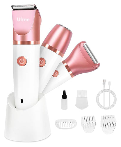 Ufree Electric Shaver Razors for Women Pubic Hair, Bikini Trimmer for Face and by Ufree
