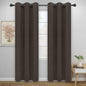 Easy-Going Blackout Curtains for Bedroom, Solid Thermal Insulated Grommet and by Easy-Going