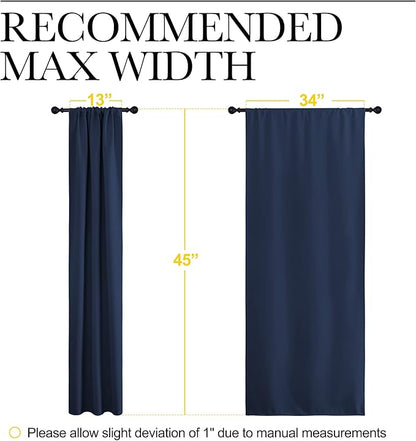 NICETOWN Kitchen Curtains, Short Blackout Curtains & Drapes, Thermal Insulated - Image 7