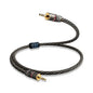 Audiophile HiFi Audio Cable–3.5mm to 3.5mm, 6N OFC Core, 24K Gold-Plated Plugs by YYTCG
