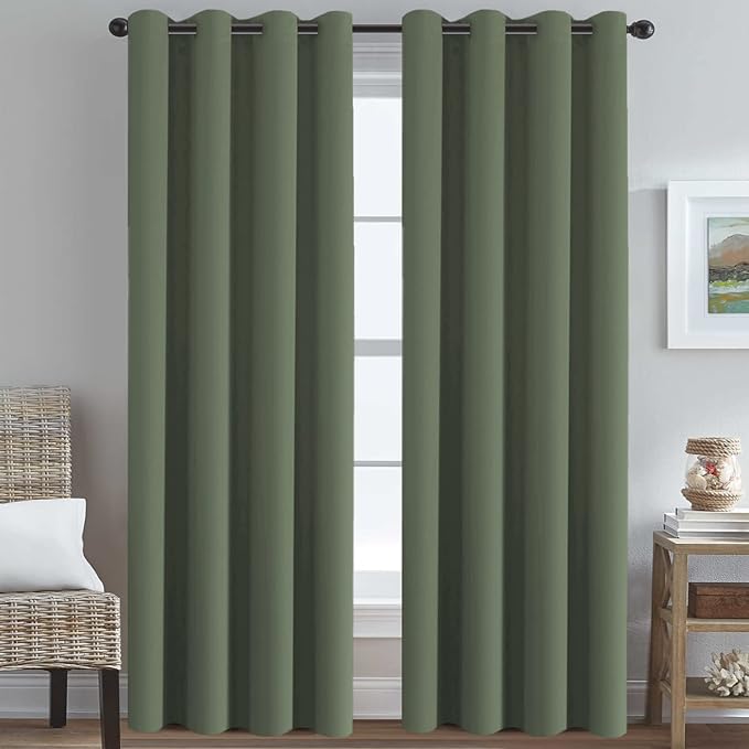H.VERSAILTEX Premium Blackout Thermal Insulated Room Darkening Curtains by HVERSAILTEX