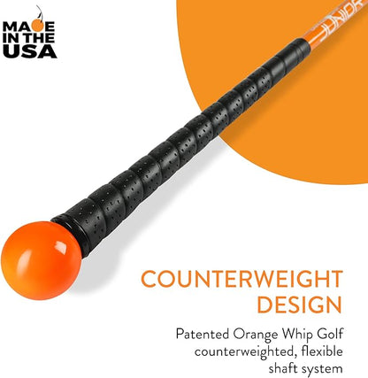 Orange Whip Golf Swing Trainer Aid Patented & Made in USA - Image 2
