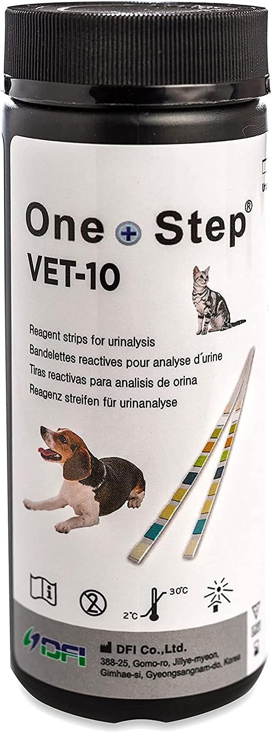 One Step Pet Urine Testing Strips, 100 x Urinalysis Parameter Tests - Image 4