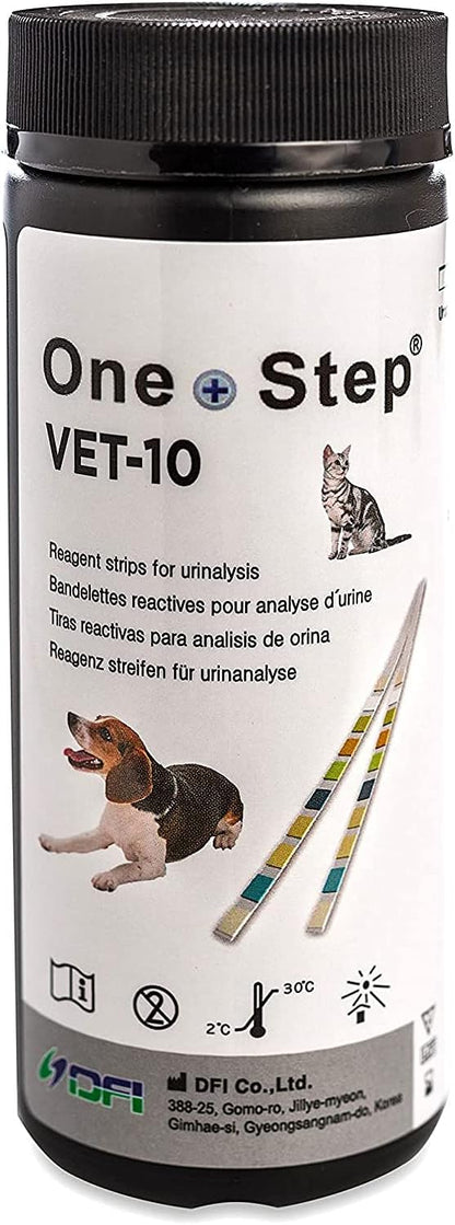 One Step Pet Urine Testing Strips, 100 x Urinalysis Parameter Tests - Image 4