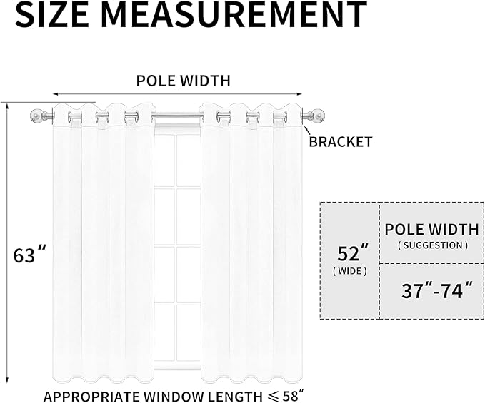 Easy-Going Blackout Curtains for Bedroom, Solid Thermal Insulated Grommet and - Image 7