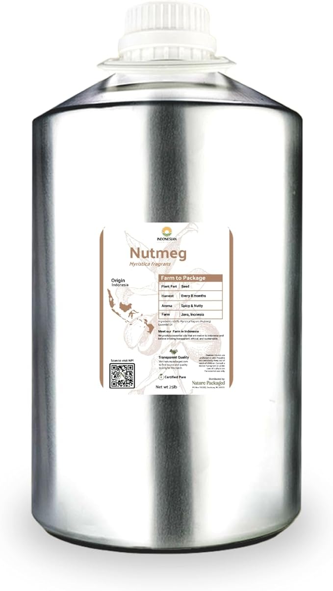 Nutmeg Essential Oil by NaturePackaged