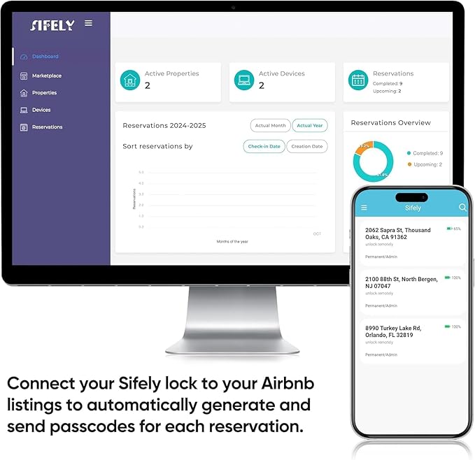 Keyless Entry Keypad Smart Door Lock - Image 4